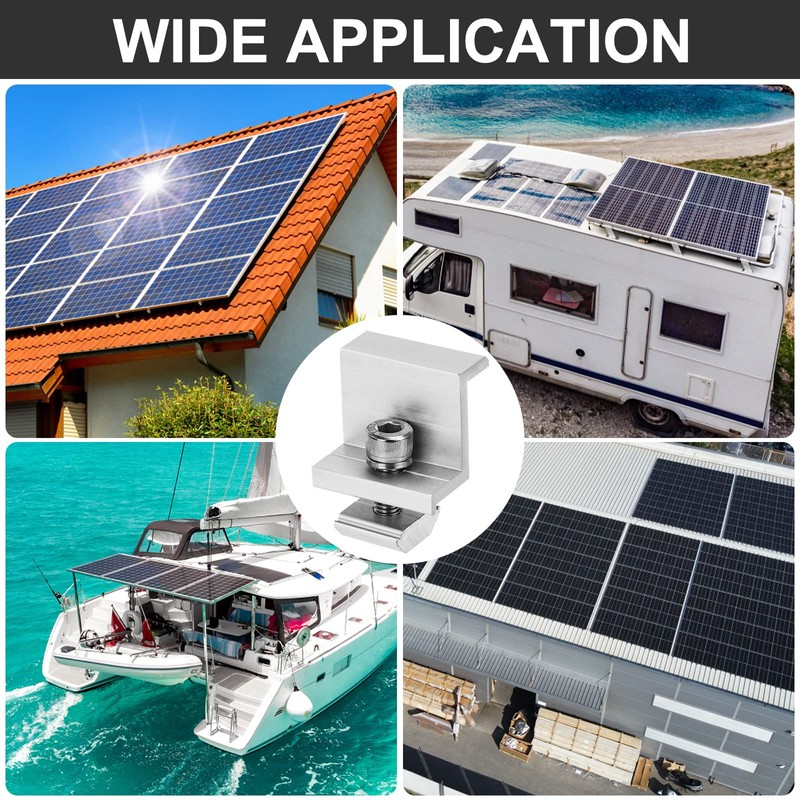 Solar Panel Mount End Clamp Solar Panel Bracket 30 mm