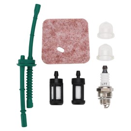 OTOTEC 1 Set Lawn Mower Air Fuel Filter Spark Plug Kit Compatible with Stihl FS38 FS45 FS46 FS5 KM55 KM55C HL45 MM55 Thread Trimmer Weed Eater