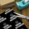 GRAPHICS & MORE Boarded Up Home Social Distancer Gift Wrap