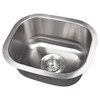 MSI 14 Inch Undermount Single Bowl 18 Gauge Stainless Steel