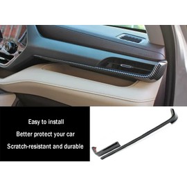 KELEIMAI Car Accessories Fit for Toyota Highlander 2020 2021 2022 2023 Interior Center Console Dash Board Panel Dial Dashboard Cover Trims (Carbon Fiber Style) ABS 2 PCS