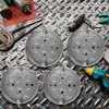 8 Pack Shallow Electrical Box, 1/2-Inch Deep, 1/2-Inch Bottom Knockouts