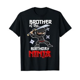 Ninja Favor Shirt Men And Boys, Brother Of The Birthday Boy T-Shirt