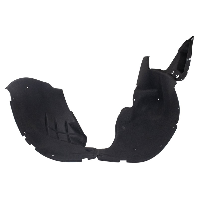 TRQ Front Left Inner Fender Liner Black Drivers Side Compatible