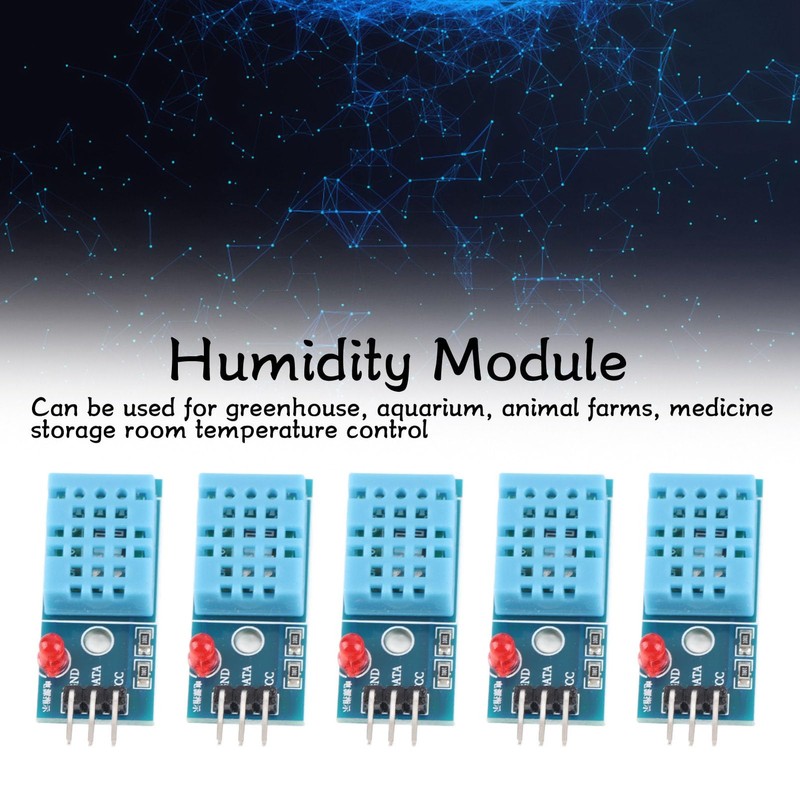 5PCS DHT11 Digital Temperature Humidity Sensor Module High Sensitivity Digital