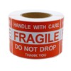 RBHK 4" x 6" Fragile Stickers Handle with Care Warning