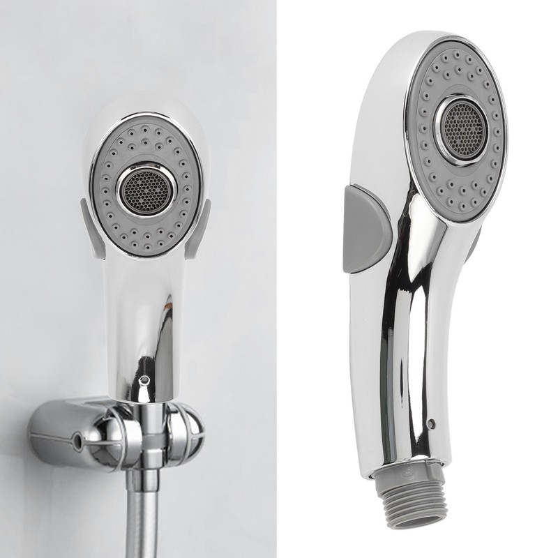 Handheld Shower Heads Silicone Massage Nozzle Ergonomic Handle with G1/2