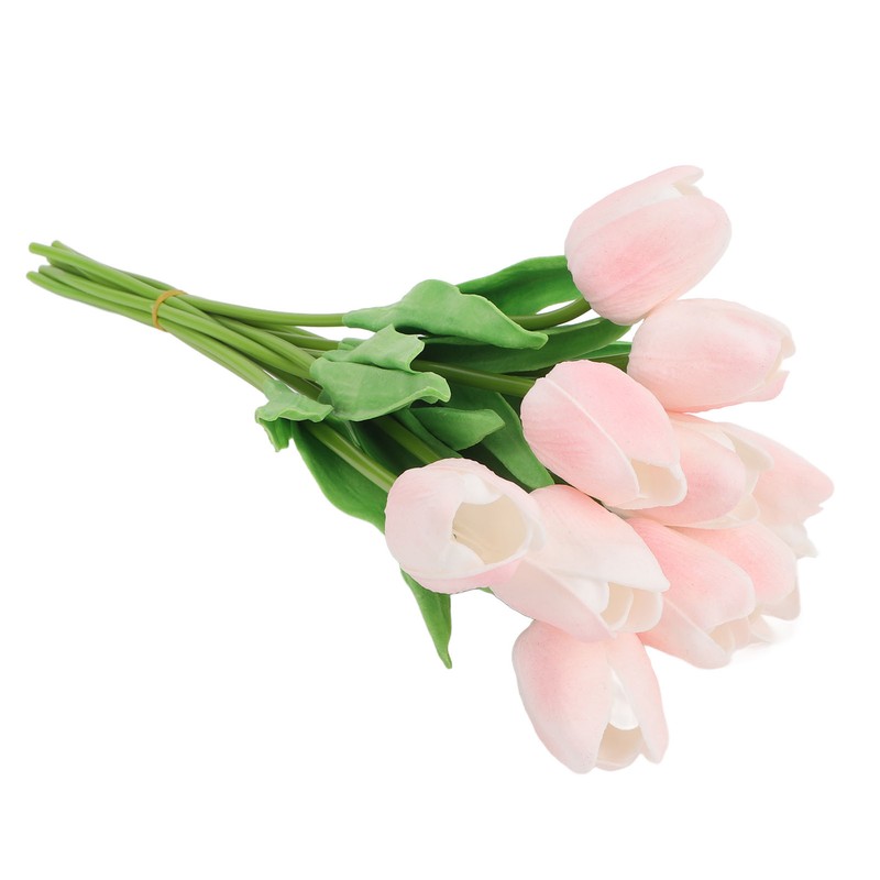 10pcs Artificial Tulip Flowers High Simulation Flowers Decor for Living