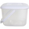 Whitefurze Plastic Food Storage Canister with Handle 6.0L