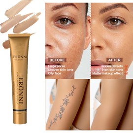 High Coverage Tattoo Cover up Makeup for Body and Face 2PCS Natural Skin Color Body Concealers for Bruises Oily Skin Tattoo,Mini Concealer for Acne and Under Eye Bags,Sweat-Proof Longlasting Perfector