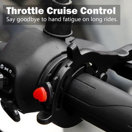 Throttle Cruise Control, Motorcycle Throttle Lock with Silicone Protective Ring, Motorcycle Cruise Control Throttle Clamp, Electric Vehicle Booster Accessories, Motorcycle Accessories Universal (1PCS)