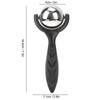 Facial Roller Massage Ball Ergonomic Handle Cold Hot Compression Stainless