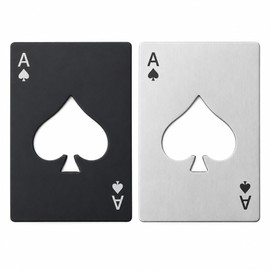 Stainless Steel Spades A Winemaker Bottle Opener Playing Cards Bottle Opener Credit Card Beer Bottle Opener