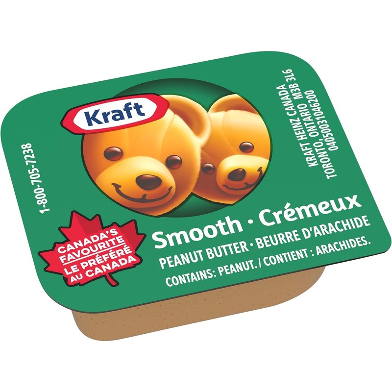 Kraft Peanut Butter and Strawberry Jam Portions, 30 CountQ