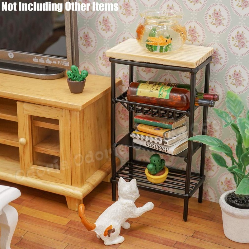 Odoria 1/12 Miniature Shelf Dollhouse Kitchen Accessories
