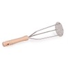 Hofmeister Wooden Potato Masher with Metal Perforated Plate