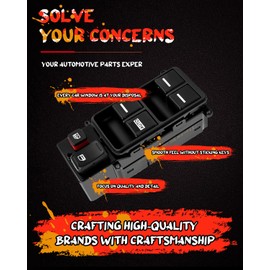 35750-SDA-H12 Master Window Control Switch Power Window Switch Compatible with 2003-2007 for Honda for Accord 4 Door