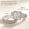 Wuziwen Wedding Wedding Ring Sets for Him and Her Set
