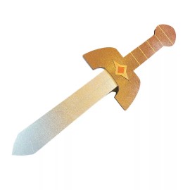 AllTru2U Child Sized 17" Kokiri Toy Sword | Handmade Wooden Zelda Sword for Kids
