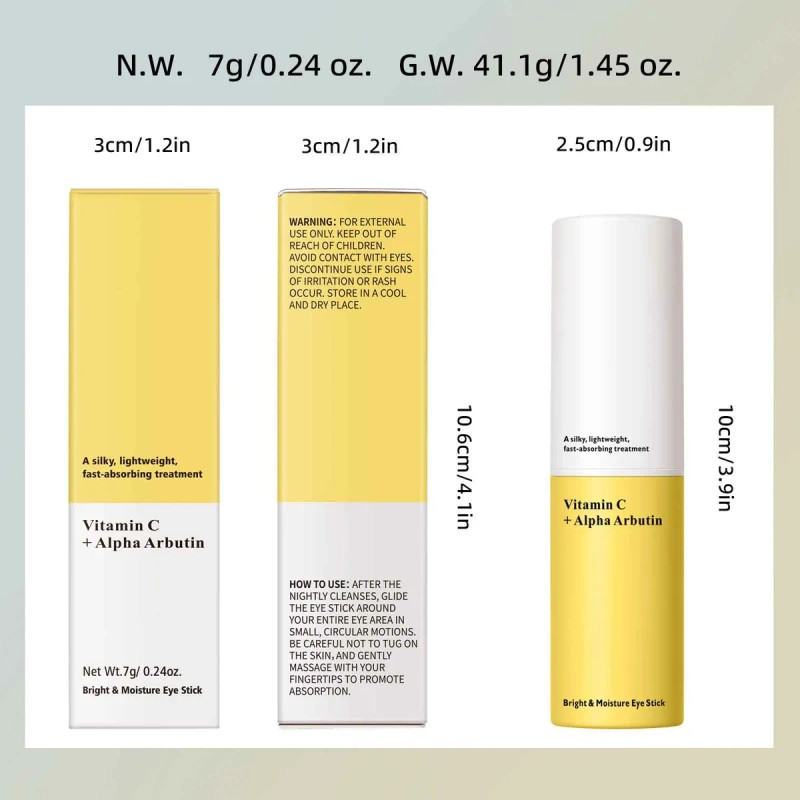 Crema De Ojos Con Vitamina C+ Alphas Arbutins En Barra