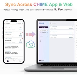 AI Voice Recorder - 64GB Voice Recorder with Free Transcribe & AI Summary by ChatGPT, APP & Web Control, 121 Languages, Wireless Charging, for Meetings/Calls (Grey)