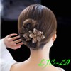 5 pinzas para el pelo con diamantes de imitación de