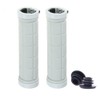 MTB trekking bike handlebar grips, screw-on grip/handle 808, White