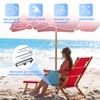 Shyllin Parasol Stand, Removable Umbrella Holder with Lawn Spike for