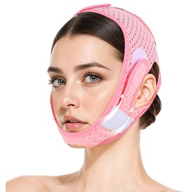 Pink Chin Strap Face Lift Mask for Women