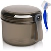 Mckkor Denture Bath Case Box, Leak Proof Denture Cups for
