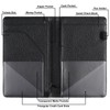 EcoVision Server Books for Waitress,Leather Waiter Book with Zipper Pocket,