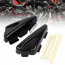 Unbranded Vivid Black Tank Side Frame Cover For Harley Night Rod VRSCD V-Rod VRSCF VRSCAW
