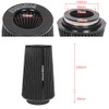 Universal 3/3.5/4" (75/89/100mm) High-Flow Air Filter, Reusable Cone Cold Air