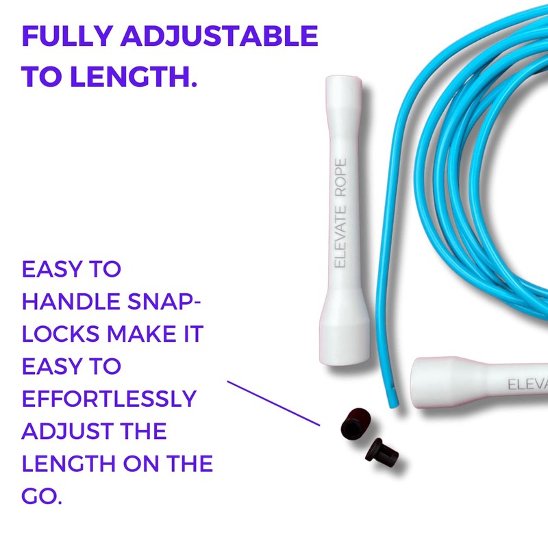 Elevate Rope Professional Speed Rope - 3 m Adjustable Skipping