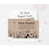 Inkdotpot 30 Kraft Books For Baby Shower Request Cards Bring