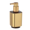 WENKO Auron Gold Soap Dispenser Refillable Dispenser for 300ml Liquid