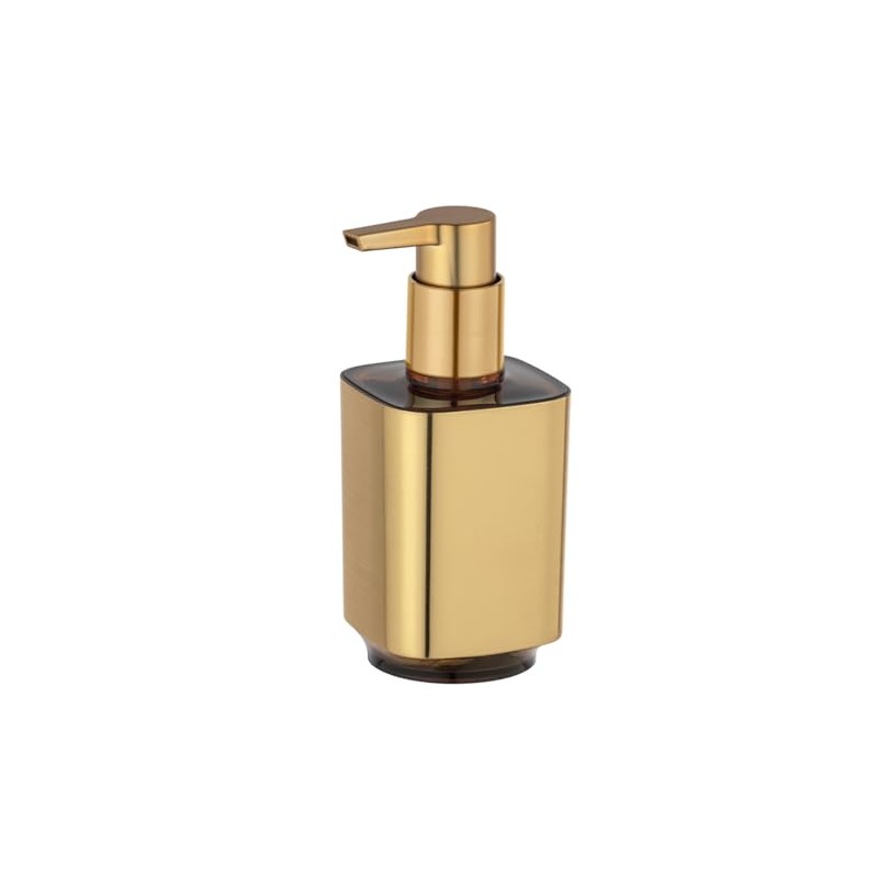 WENKO Auron Gold Soap Dispenser Refillable Dispenser for 300ml Liquid