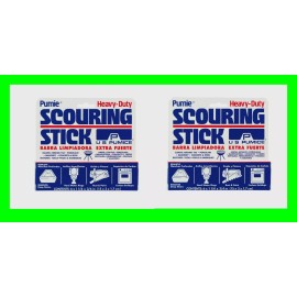 2 US Pumie Pumice Heavy Duty Scouring Stick Stone Cleaner GRILL TUB +MORE