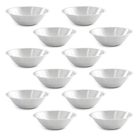 Adcraft Mixing Bowl, 8 Qt., Pack of 12, in Stainless Steel (SBL-13D)