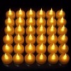 Led 24 Velas Led Ambar Parpadeantes Decoracion Fiestas Boda Xv