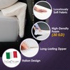 XetraDesign Bed Wedge Pillow for Headboard Gap Up to 7",