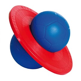 TOGU Moonhopper Bounce Ball, Blue/Red, Maximum Load 45 kg