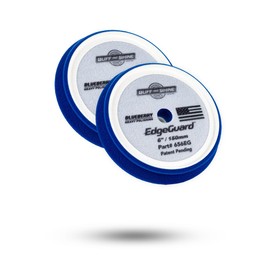 Buff and Shine - EdgeGuard Foam Buffing Pads - Blueberry - 6" Heavy Polishing Pad - Pack of 2