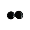 Par de Piedras de Obsidiana para Masaje Corporal Relajante, Negro