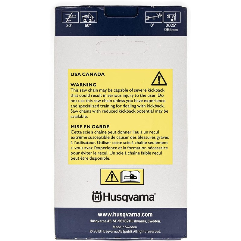 Husqvarna 585550072 20" Chainsaw Chain X-Cut 3/8" .050" 72 DL