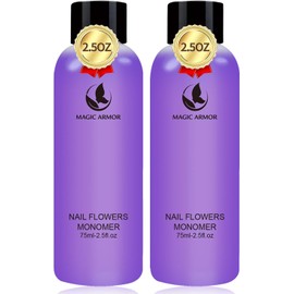MAGIC ARMOR Acrylic Liquid Monomer for Acrylic Gel nails Professional Acrylic Liquid for Acrylic Powder acrylic liquid Low odor Liquid Monomer Nail System For Acrylic Nails Extension Quick Dry Time