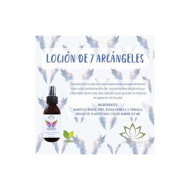 Loción 7 De Los Arcangeles - Armonia, Protección, Bienestar Loción