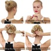 Extension De Cabello Banda Elástica Para Chongo Coleta 1pz banda