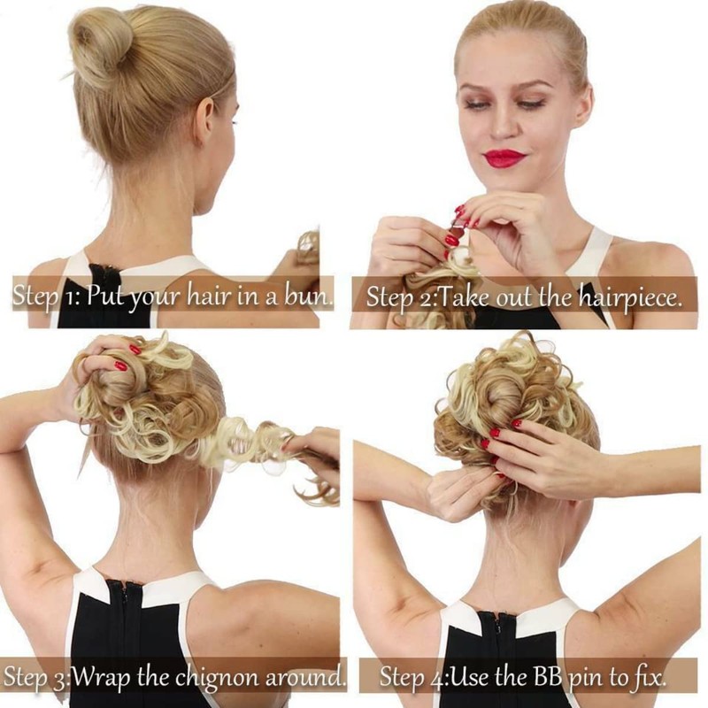 Extension De Cabello Banda Elástica Para Chongo Coleta 1pz banda