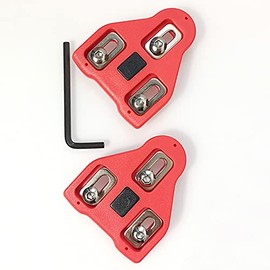 Roknemo Compatible with Peloton Look Delta (9 Degree Float) Bike Replacement Cleats - Indoor Cycling & Road Bike Cleat Set - Fully Compatible with Peloton & Spin Delta Clips - New Anti-Slip Design